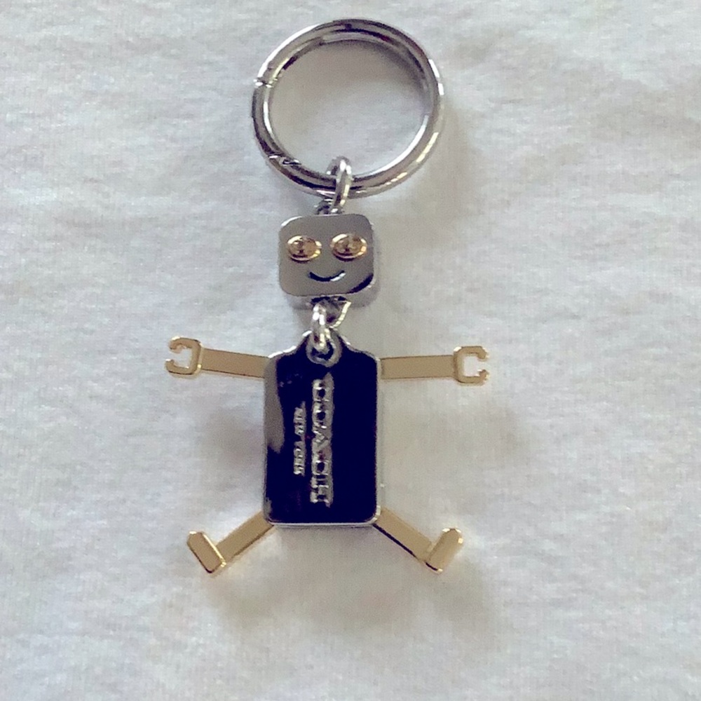 COACH ROBOT KEY CHARM